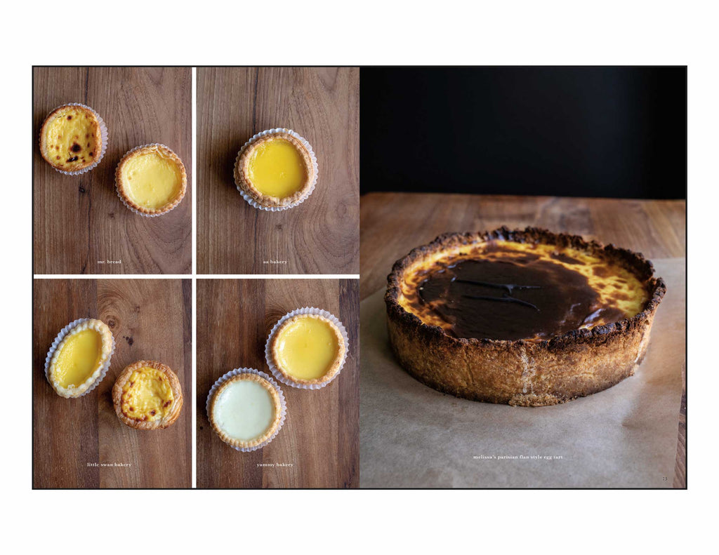 Toothache Magazine issue 5. Egg tarts in San Francisco, Mister Jui's. A magazine made for chefs by chefs. Features food articles, interviews, and recipes from world class chefs.